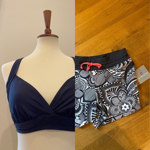 Athleta Other - NWT Athleta bikini top, swim short set